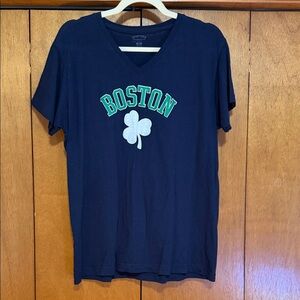 Beantown Navy Graphic Tee
